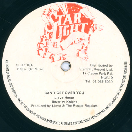 Can't Get Over You / Over You Dub