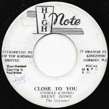 Close To You / Instrumental