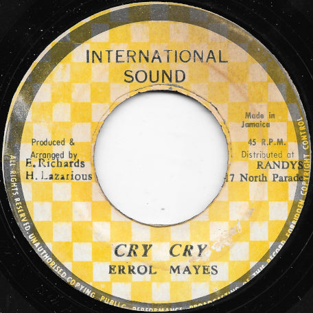 Cry Cry / Ver