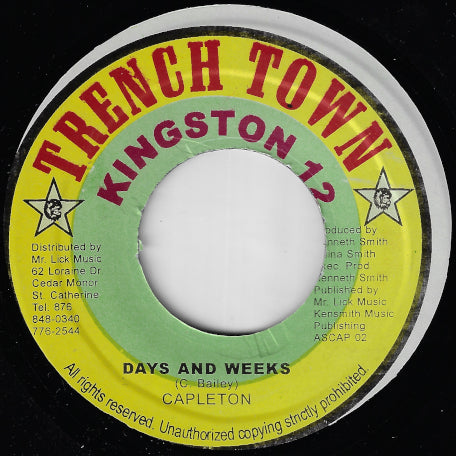 Days And Weeks / Danger Zone Rhythm