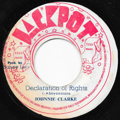 Declaration Of Rights / Dub Of Right