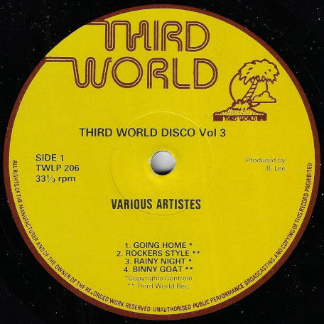 Third World Disco Album Volume 3