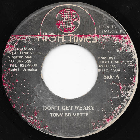 Dont Get Weary / Ver