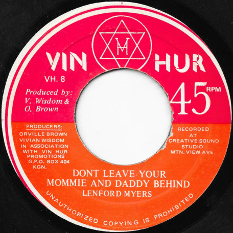 Don't Leave Your Mommie And Daddy Behind / Ver