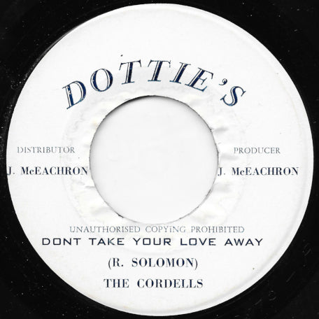 Don't Take Your Love Away / Ver