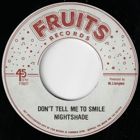 Don't Tell Me To Smile / No Flowerpot Dub