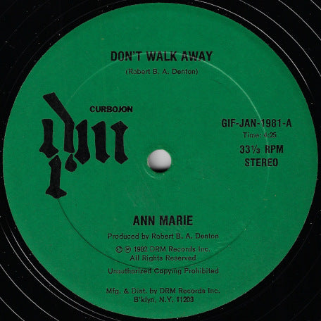 Don't Walk Away / Club Ver