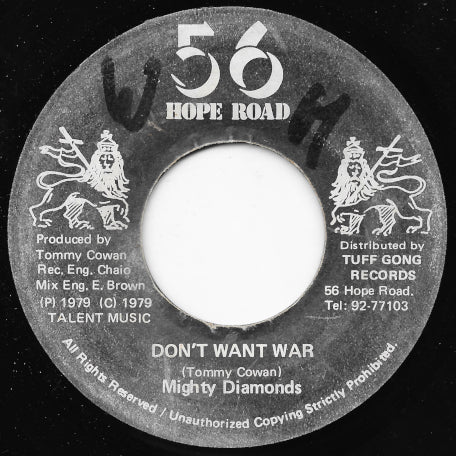 Don't Want War / Dub Wise