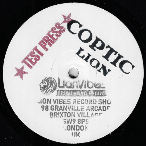 TEST PRESS Don't Worry / Hold Fast / Hold Fast Dub / Value Yourself / River Nile / Value Yourself Dub