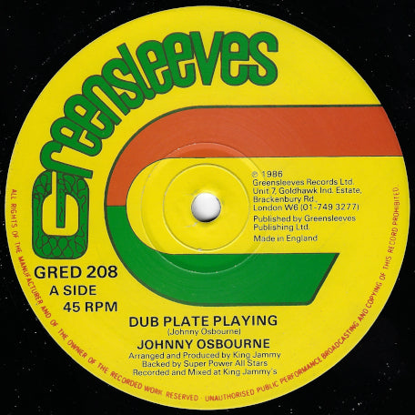 Dub Plate Playing / Ver / Cocoa Tea Medley / Ver