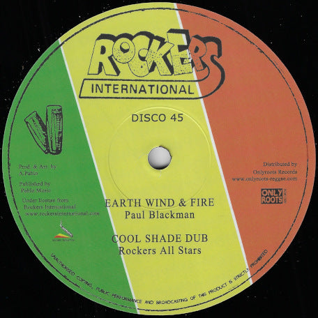 Earth Wind And Fire / Cool Shade Dub / Ras Menelike Congo (Harp) / Roots Dub