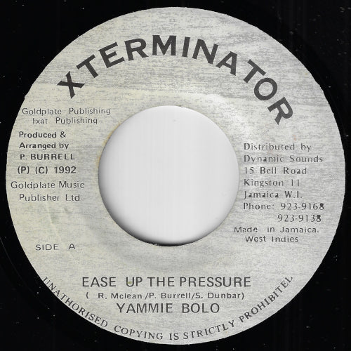 Ease Up The Pressure / Ver