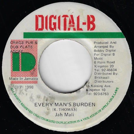 Every Man's Burden / Ver
