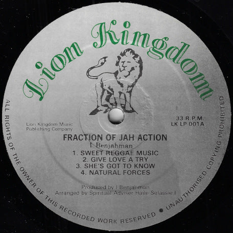 Fraction Of Jah Action