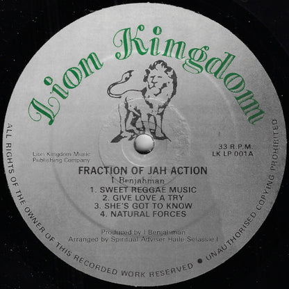 Fraction Of Jah Action