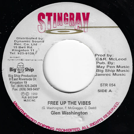 Free Up The Vibes / Stingray Mix