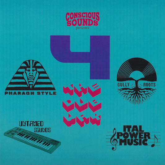 4 THE HARD WAY - FUTURE DUB: Temperance Cut 1 & 2 / Different Times Cut 1 & 2 / Jah Children Cut 1 & 2 / Rainy Dub Cut 1 & 2