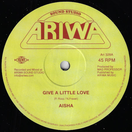 Give A Little Love / Dub / African Message Dub / Dub