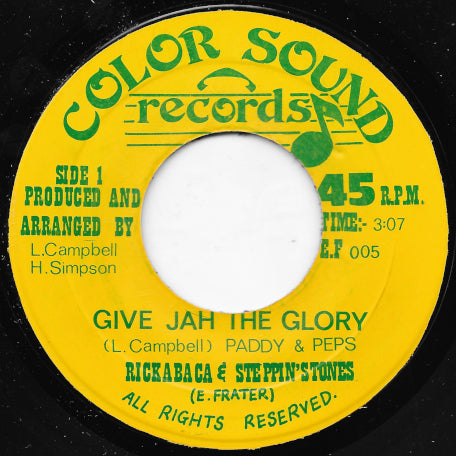 Give Jah The Glory / Paddys Ver