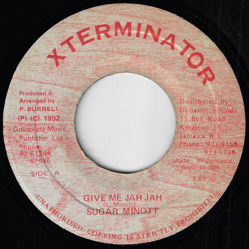 Give Me Jah Jah / Ver