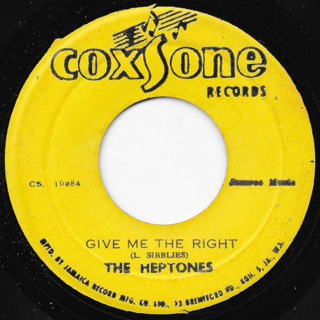 Give Me The Right / Give Me This Ver