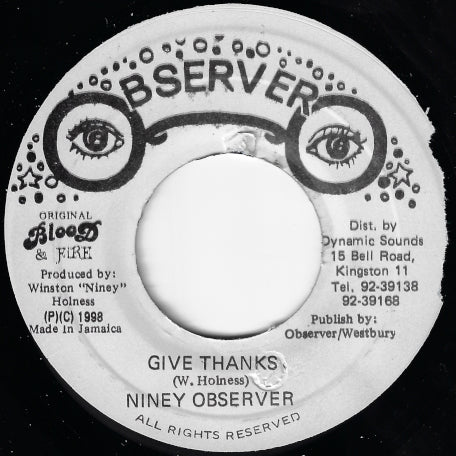 Give Thanks / Thank You Jah