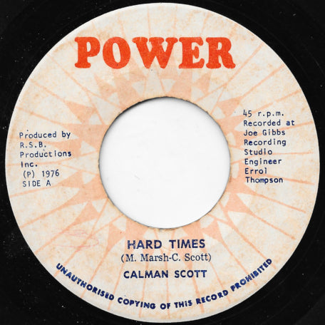 Hard Times / Fight It