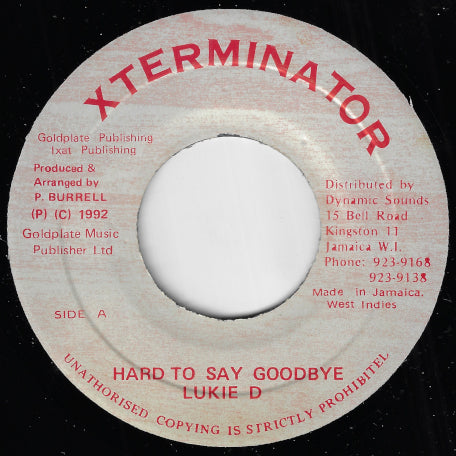 Hard To Say Goodbye / Ver