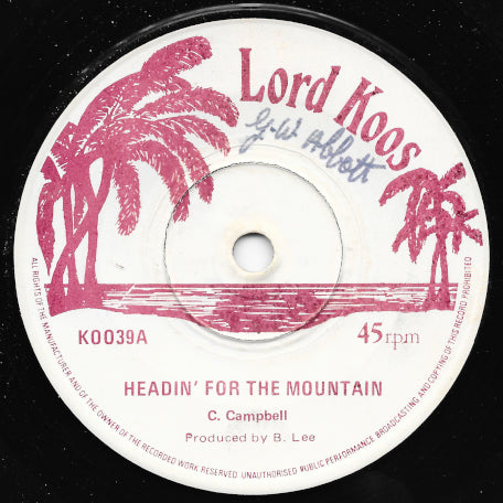 Headin' For The Mountain / Ver