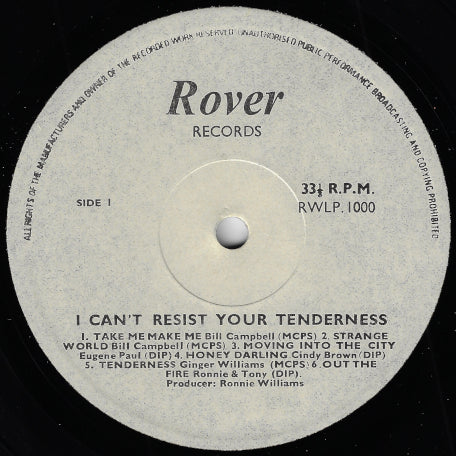 I Can't Resist Your Tenderness