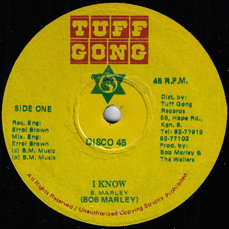 I Know / I Know Dub