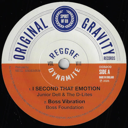 REGGAE DYNAMITE VOL 7 I Second That Emotion / Boss Vibration / Baby One More Time / Boss Steppin'