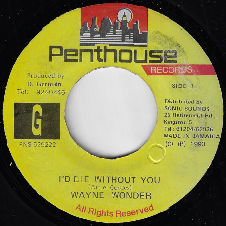 I'd Die Without You / Remix