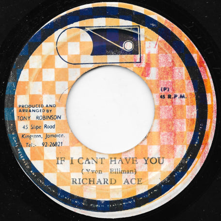 If I Can't Have You / I Must Have You