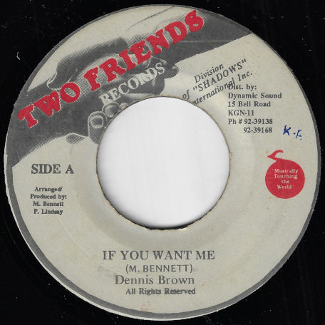 If You Want Me / Ver