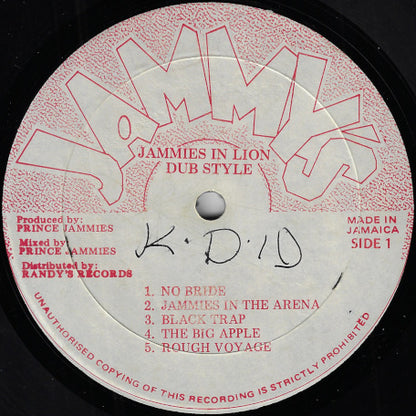Prince Jammy's In Lion Dub Style