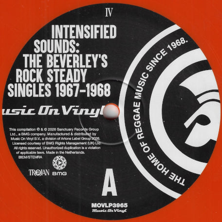 Intensified Sounds:  Beverley's Rocksteady Singles 1967 - 1968