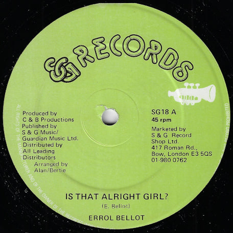 Is That Alright Girl? / Dub It In France