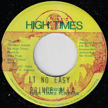 It No Easy / Life No Easy