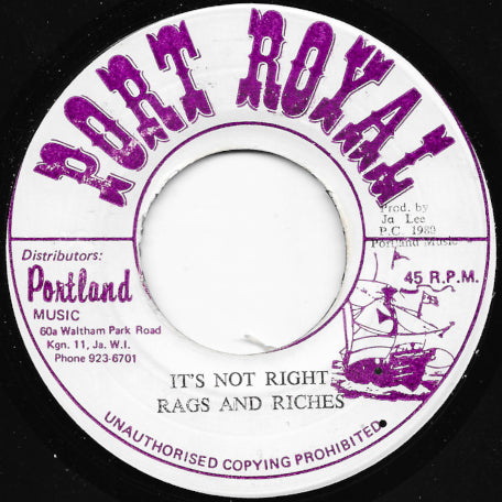 It's Not Right / Ver