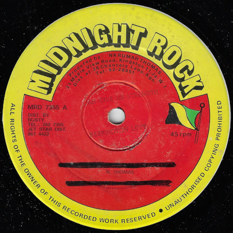 Jah Give Us Strength / Don't Take Life