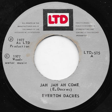 Jah Jah Ah Come / Version Ah Come