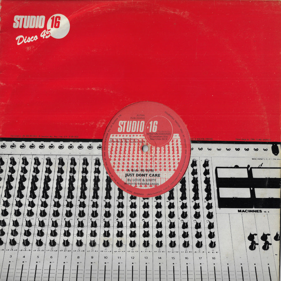 Just Don't Care / Cut From Master Tape