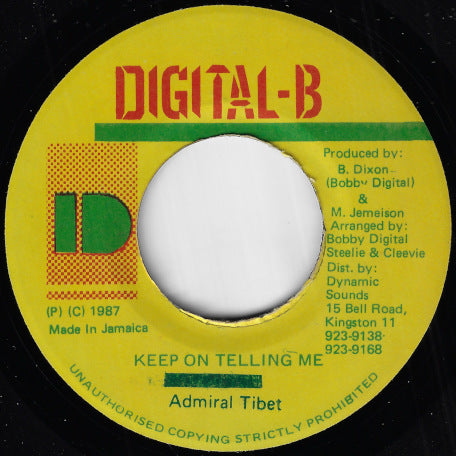 Keep On Telling Me / Ver