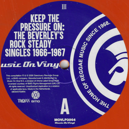 Keep The Pressure On: Beverley's Rocksteady Singles 1966 - 1967