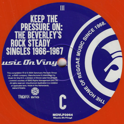 Keep The Pressure On: Beverley's Rocksteady Singles 1966 - 1967