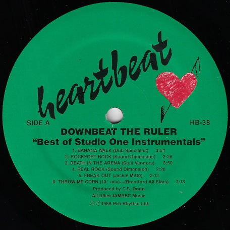 Downbeat The Ruler: Killer Instrumentals Best Of Studio 1 Volume 3