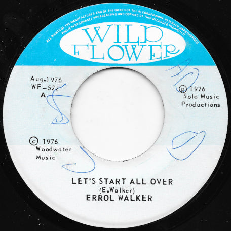 Let's Start All Over / Ver
