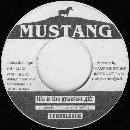 Life Is The Greatest Gift / Eye Above Me