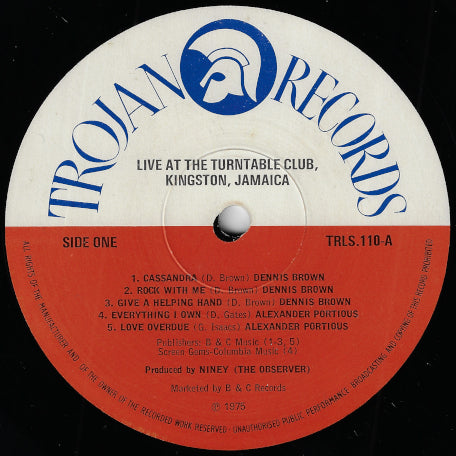 Live At The Turntable Club Kingston Jamaica